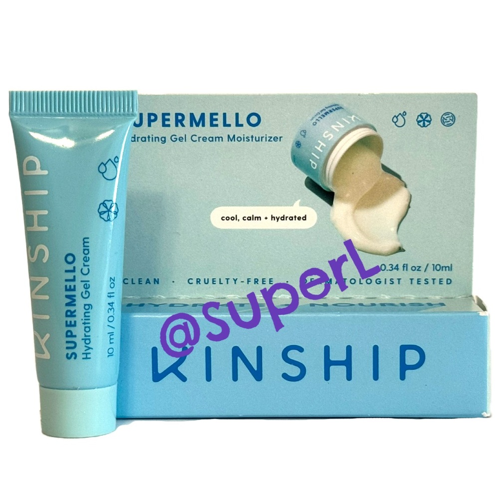 3/$15 NEW Kinship Supermello Hyaluronic Gel Cream Moisturizer Skincare